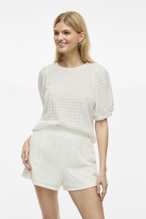 Vila viminera o-neck 2/4 top/tes